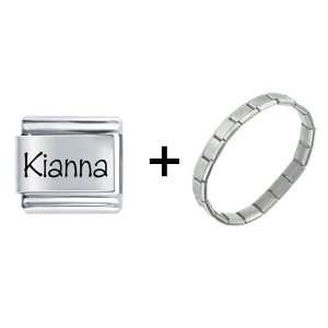  Pugster Name Kianna Italian Charm Pugster Jewelry