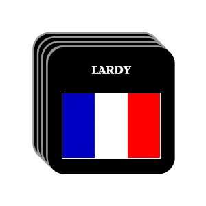 France   LARDY Set of 4 Mini Mousepad Coasters