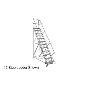   24W 16 Step Steel Rolling Ladder 20D Top Step
