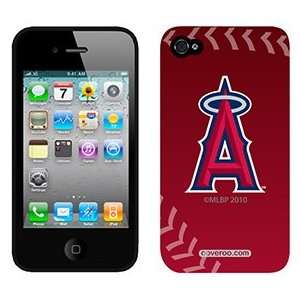  LA Angels of Anaheim stitch on AT&T iPhone 4 Case by 