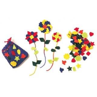 School Smart Felt Shapes   Pack of 500   Assorted Sizes and Colors