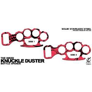  The Inked Knuckle Duster Bottle Opener Tribal Hot Pink 
