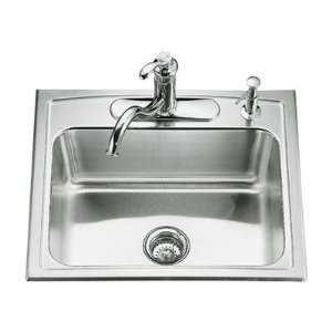  Toccata Single Basin Self Rimming Kitchen Sink Faucet 