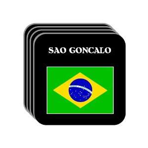  Brazil   SAO GONCALO Set of 4 Mini Mousepad Coasters 