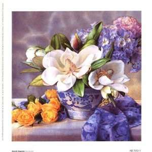  Magnolia Poster by Mary Kay Krell (7.00 x 7.00)