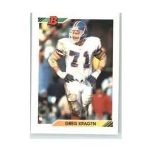  1992 Bowman #211 Greg Kragen   Denver Broncos (Football 