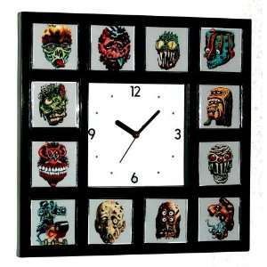   Ugly Stickers Clock with 12 Pictures Topps in Weird 