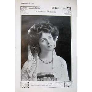   1908 Miss Nina Raymond Havana Gaiety Theatre Winsome