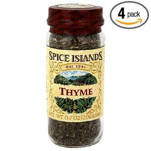 Spice Island Thyme, 0.7 Ounce Jar (Pack of 4)  Grocery 