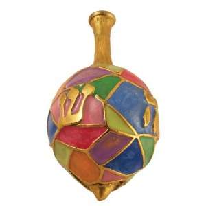  Kaleidoscope Collectors Dreidel   Gold 