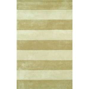   AT064 Sand / Ivory Boardwalk Stripes Rug Size Runner 26 x 6 Baby