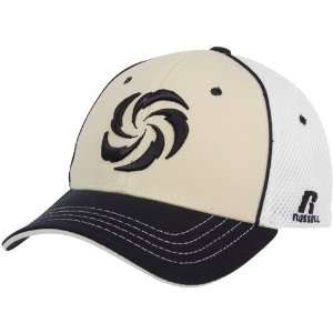 Russell Tampa Bay Storm Black Navy Blue Mesh Jersey Stretch Fit Hat 