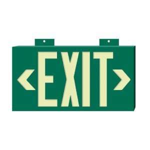  High Performance Wall mount Directional Sign Green 8 H x 