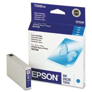  EPSON T559220 Ink Cyan Unique Front Loading Design For Easy 