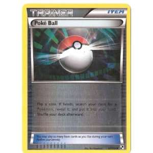  Pokemon Black & White Single Card TRAINER POKE BALL HOLO 