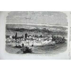    1860 View Damascus Hill Salahiyeh Town Trees Houses