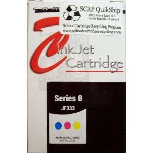  Dell JF333 UU255 Series 6 Standard Yield Tricolor Inkjet Cartridge 