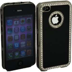    Apple iPhone 4 & iPhone 4S Black Aluminium with Handmade 