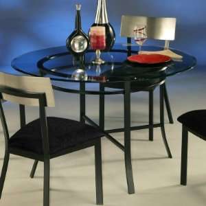  Pastel Edinburg Glass Top Dining Table