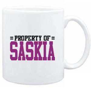 Mug White  Property of Saskia  Female Names  Sports 