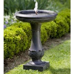   International Chatsworth Cast Stone Fountain Patio, Lawn & Garden