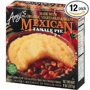 Amys Mexican Tamale Pot Pie, Organic, 8 Ounce Boxes (Pack of 12 
