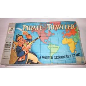  Pirate and Traveler A World Geography Game Vintage 1954 