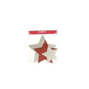  New   Independence Day Patriotic Stars, 3 Pack Case Pack 