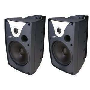  6 Outdoor Speaker Black & Trans. (pair) SPC SP6AWXT 