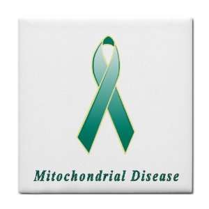 Mitochondrial Disease Awareness Ribbon Tile Trivet