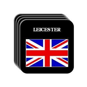 UK, England   LEICESTER Set of 4 Mini Mousepad Coasters 