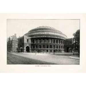 Print Royal Albert Memorial Concert Hall Kensington Westminster London 