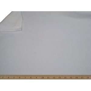    White Solid Fleece Poly Fabric By the Yard 