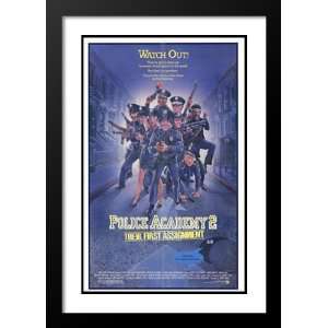  Police Academy 2 Assignment 20x26 Framed and Double 