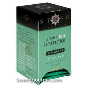  Assorted Flavors Green Tea Sampler 18 bags Health 