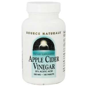   Naturals Apple Cider Vinegar 500mg 180 tabs