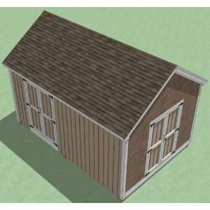  12x18 Shed Plans   How To Build Guide   Step By Step   Garden 