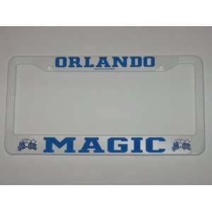  ORLANDO MAGIC Team Logo PLASTIC LICENSE PLATE FRAME 