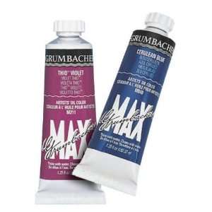  Grumbacher 37 ml Max Water Miscible Oil Paint, Titanium 