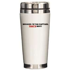  Captain Police Ceramic Travel Mug by 