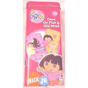  Dora The Explorer Go Fish&Old Maid in a Collectible Tin 