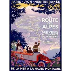   Broders   La Route des Alpes Giclee on acid free paper