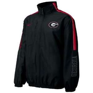  Nike Georgia Bulldogs Black Play Action Jacket