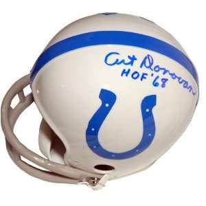  Art Donovan Baltimore Colts Autographed Throwback Mini 