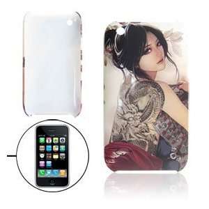  Snake Tattoo Girl Back Case Protector for Apple iPhone 3G 
