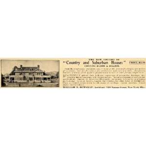  1905 Ad Real Estate William D Dewsnap Architect House 