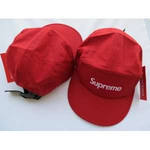  Supreme Cotton Soft Cap Hat RED S24