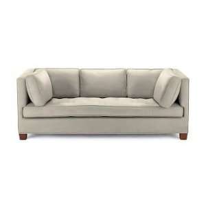   Home Wilshire Sofa 86, Leather, Ivory, Down Blend