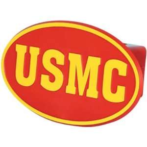  U.S. Marines Trailer Hitch Cover (Red) Automotive