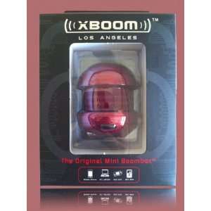  XBOOM Mini Boombox Portable Speaker (Red)  Players 